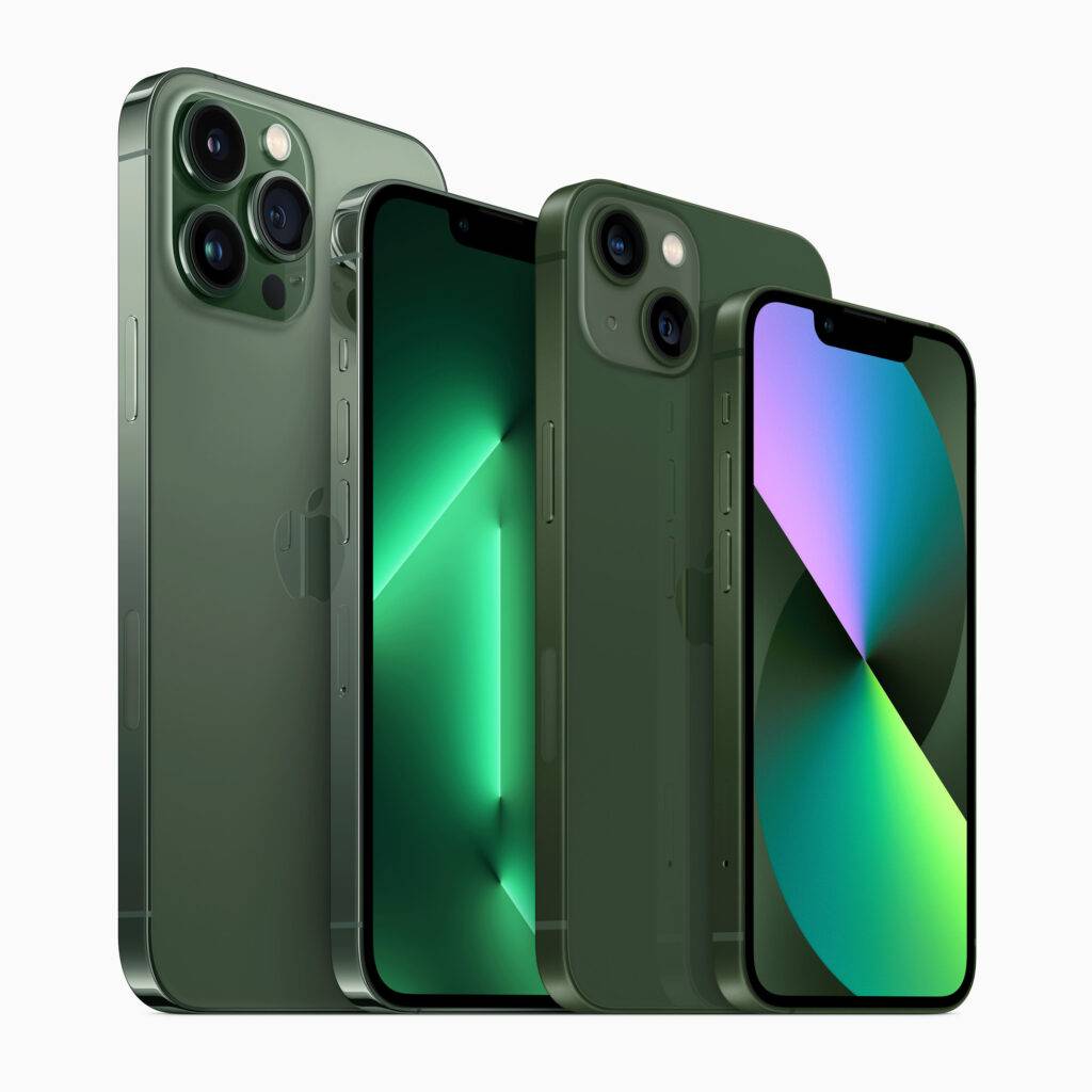 Apple 推出绿色版iPhone 13 Pro/ iPhone 13
