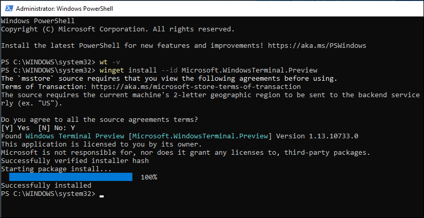5-version-1.13-installed