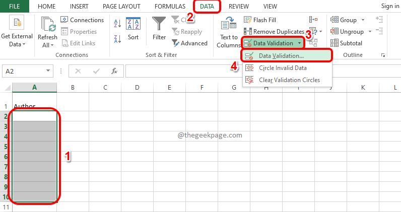 如何在 Microsoft Excel 中添加下拉菜单