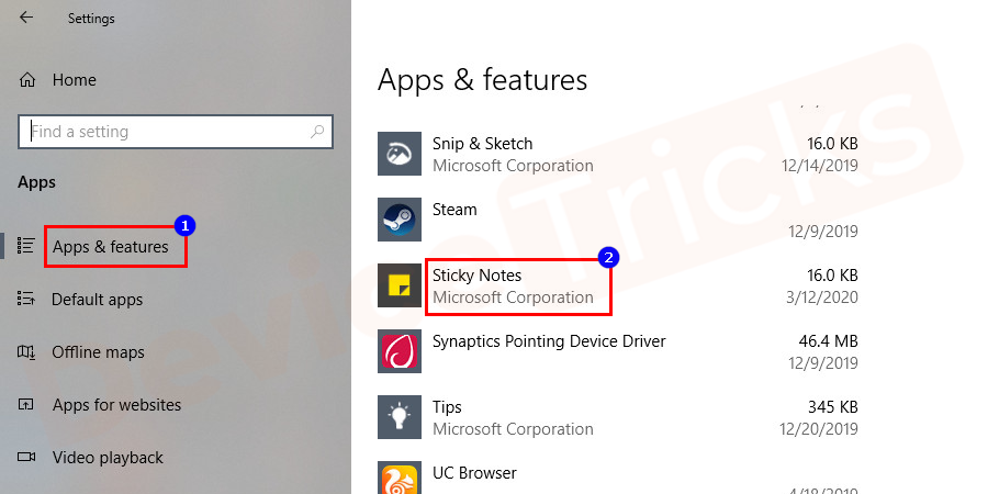 Apps-and-features-Sticky-Notes-app