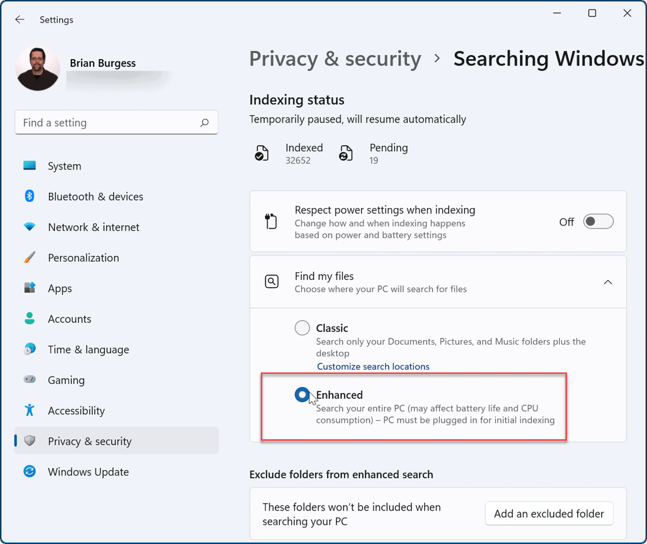 如何在 Windows 11 中将文件和文件夹从搜索结果中隐藏？