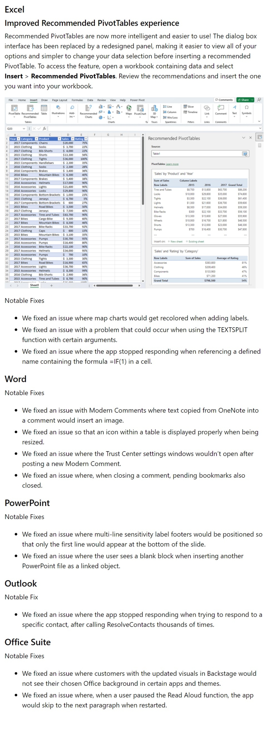 微软为 Windows 用户发布 Office 版本 2205(内部版本 15209.20000)