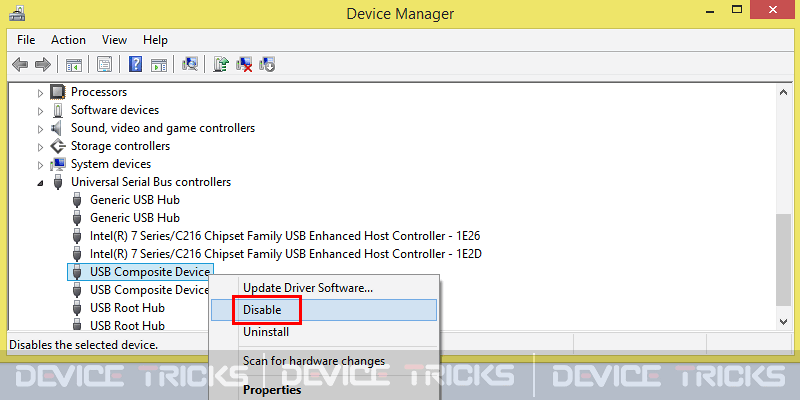 Disable