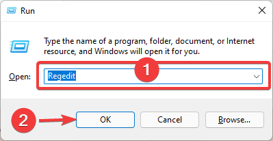 Opening-Regedit