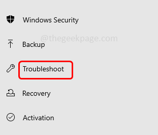 troubleshoot