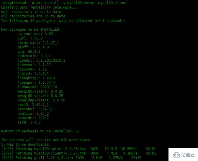 如何在FreeBSD 13上安装和配置MySQL数据库