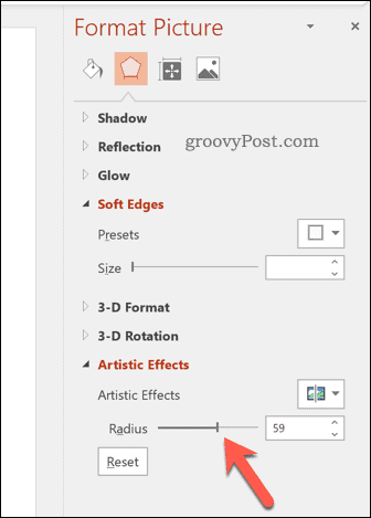 PowerPoint-Artistic-Effects-Radius-Option-1
