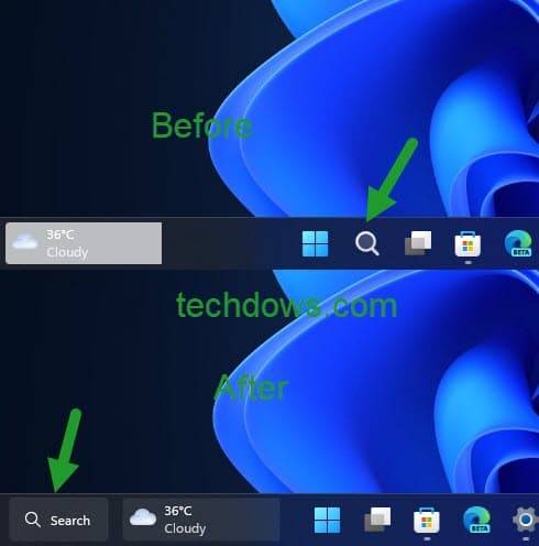 如何在Windows 11中将搜索栏添加到任务栏？