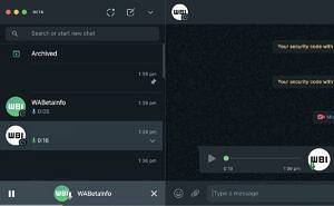 WhatsApp 新的全球语音笔记播放器进入桌面