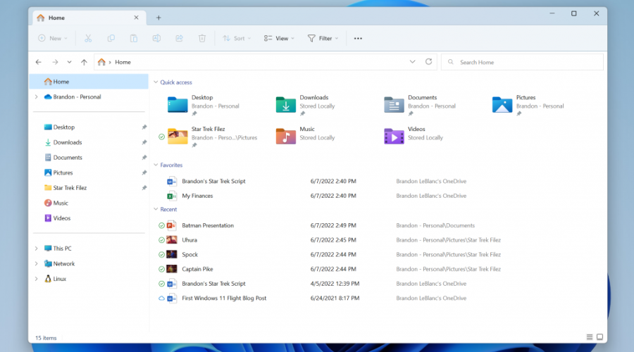 文件资源管理器选项卡现在可用于 Windows 11 Build 25136
