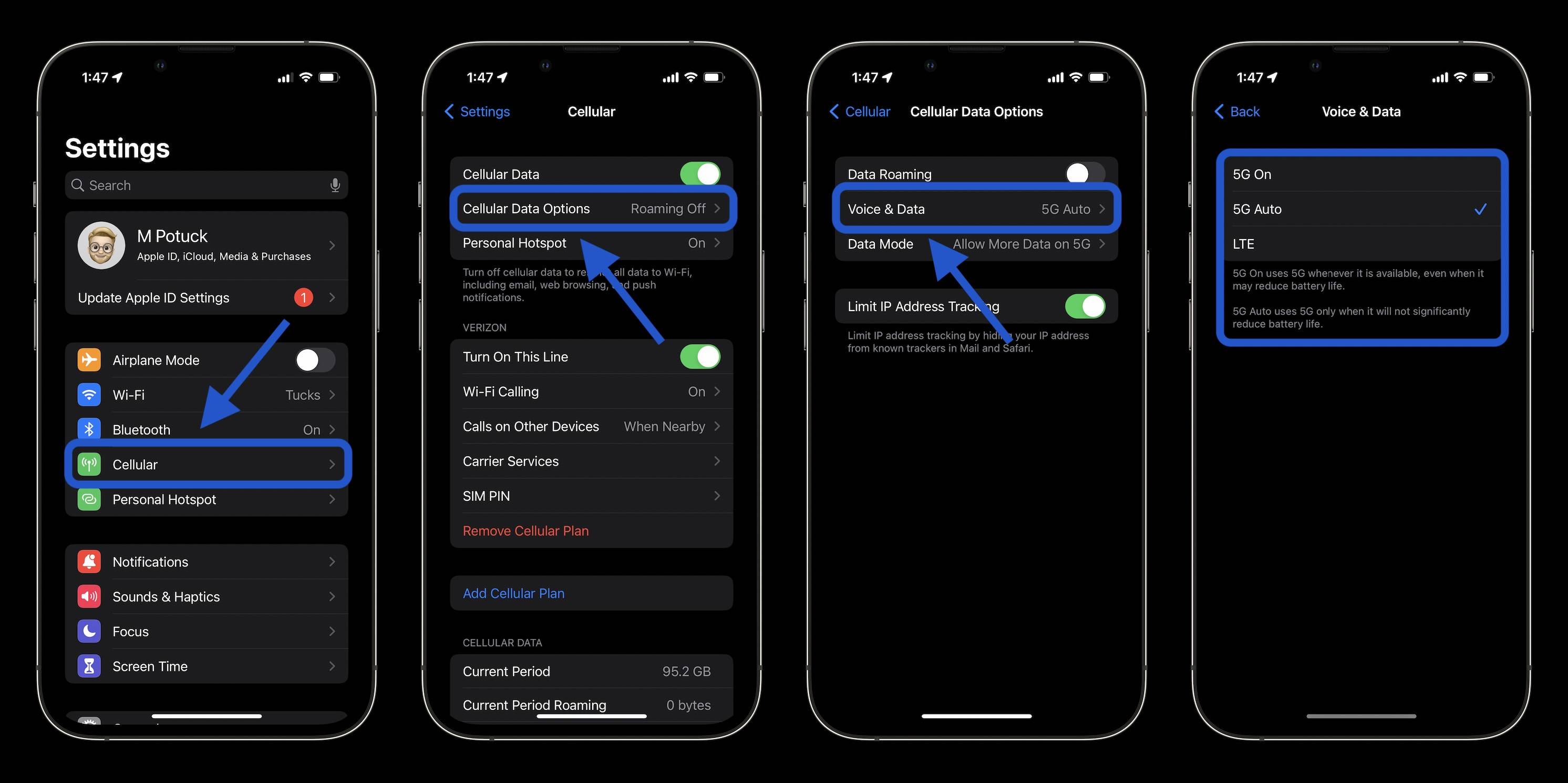 iPhone14:如何更改 5G 设置以获得更长的电池寿命或更快的速度