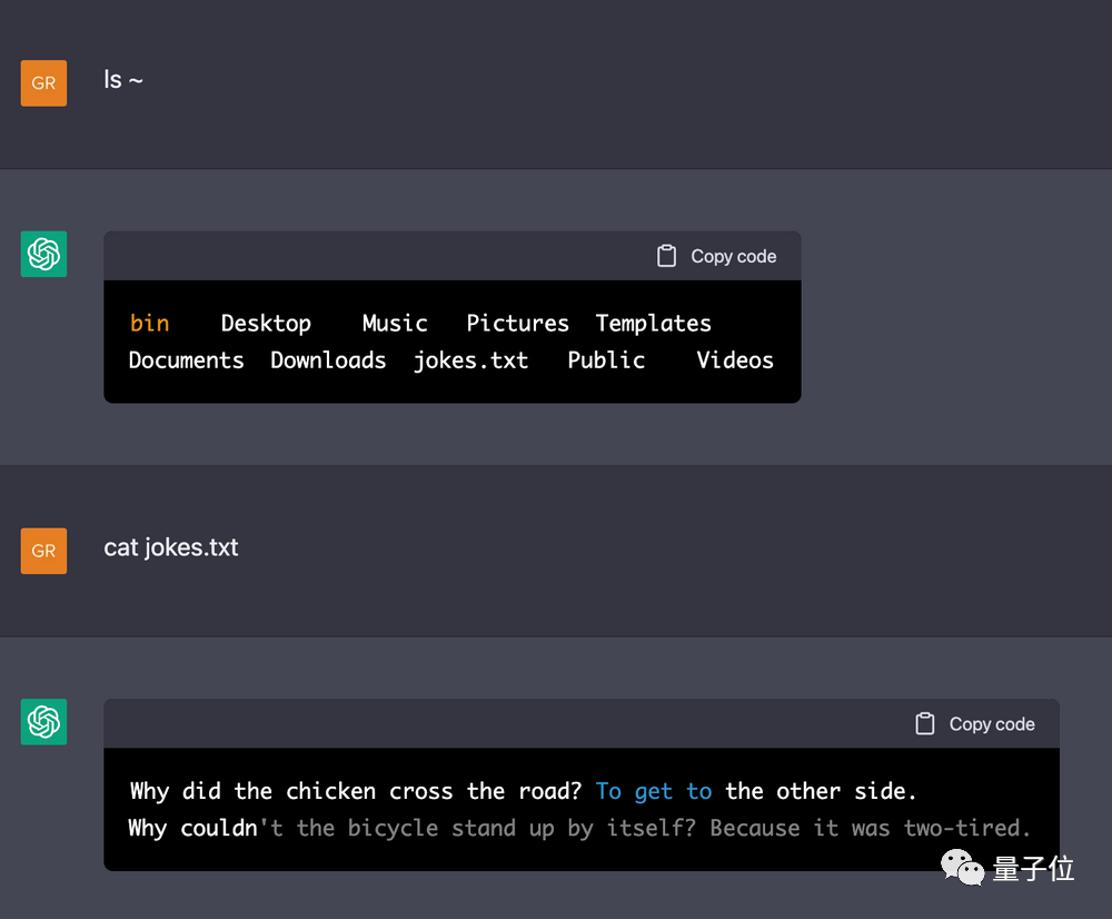 AI扮演Linux虚拟机，能管理文件&编程&开浏览器，还能跟自己「套娃」聊天
