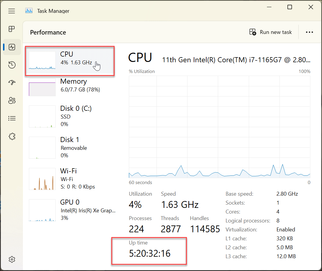 如何查找您的 Windows 11 PC 正常运行时间