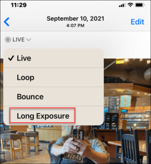 如何在 iPhone 上拍摄长时间曝光的照片