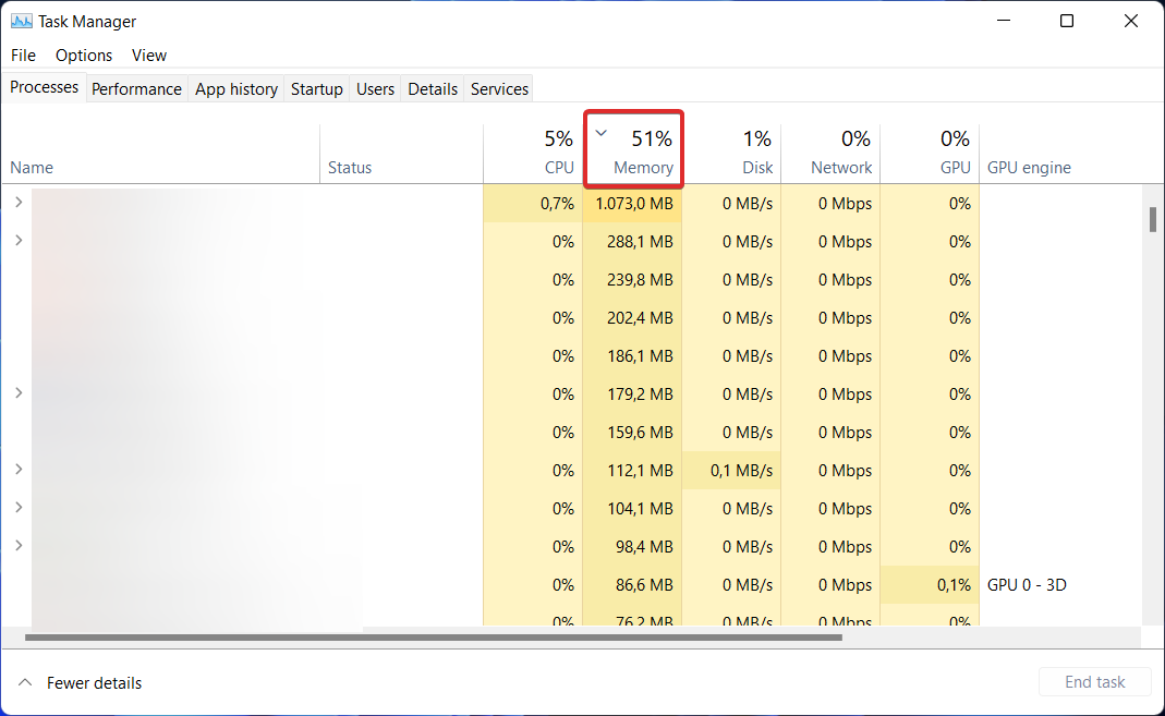 如何修复 Windows 11 中的 vmmem 高内存使用率