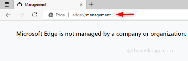 修复:您的浏览器由 Edge 浏览器中的组织消息管理