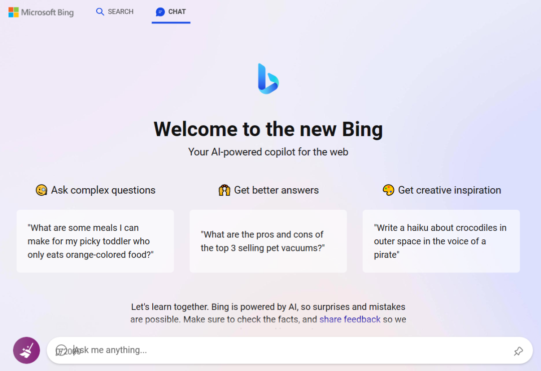 Bing 突然开放所有功能，用户惊喜不已