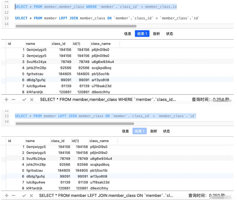 MySQL多表关联on和where的速度分析及源码比较