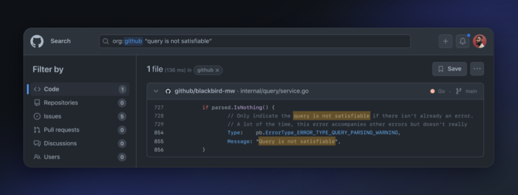 正式上线，GitHub向所有用户开放全新代码搜索引擎