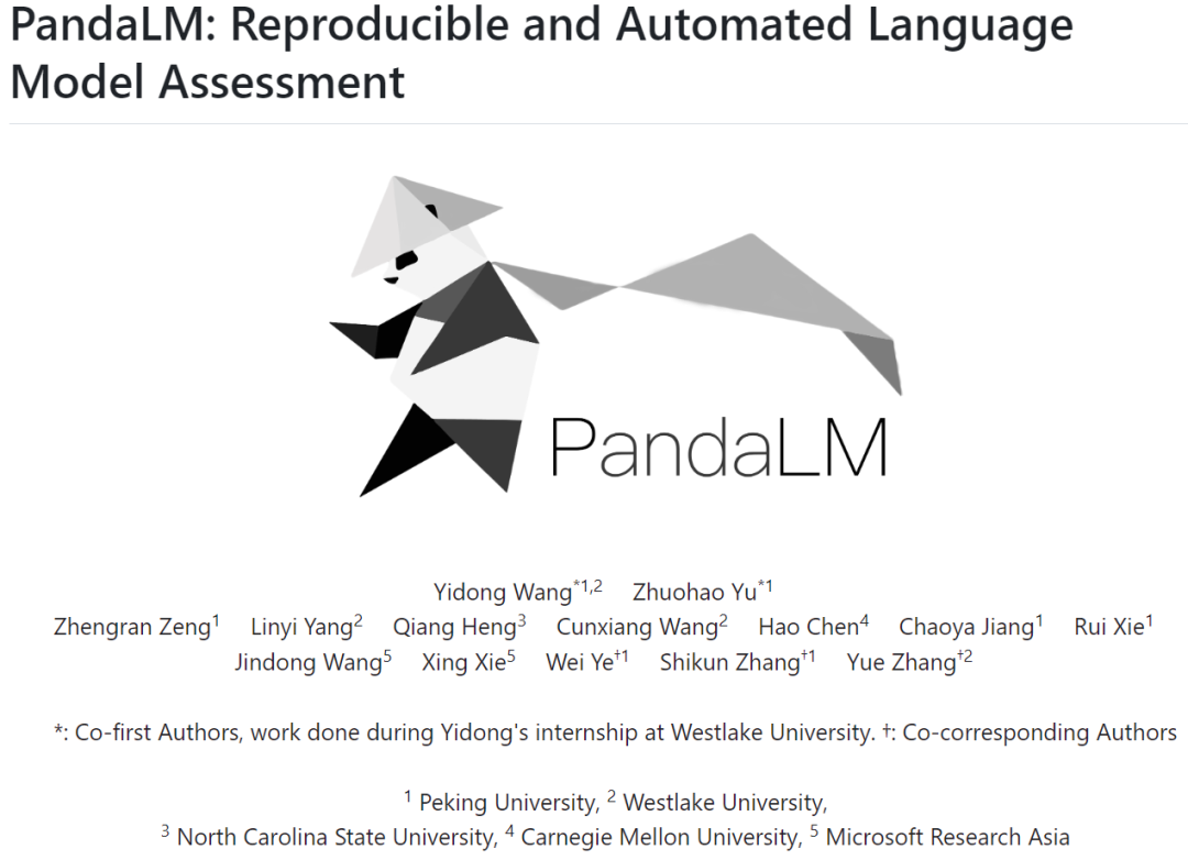 北大、西湖大学等开源「裁判大模型」PandaLM:三行代码全自动评估LLM,准确率达ChatGPT的94%