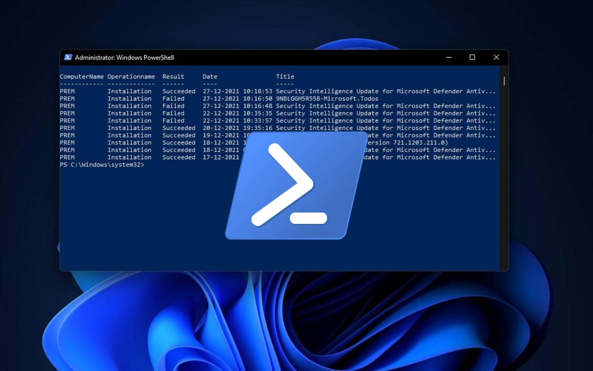 KB4074629修复了Windows 10和11中的PowerShell漏洞