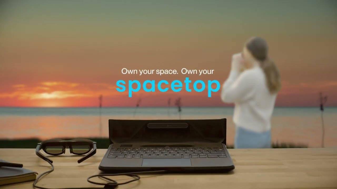 号称全球首款 AR 笔记本，Spacetop 可投影 100 英寸屏幕办公
