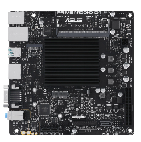 迷你尺寸大功能！华硕PRIME N100I-D D4主板集成英特尔N100处理器
