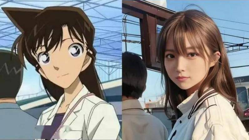 这效果能打几分?AI真人化《名侦探柯南》