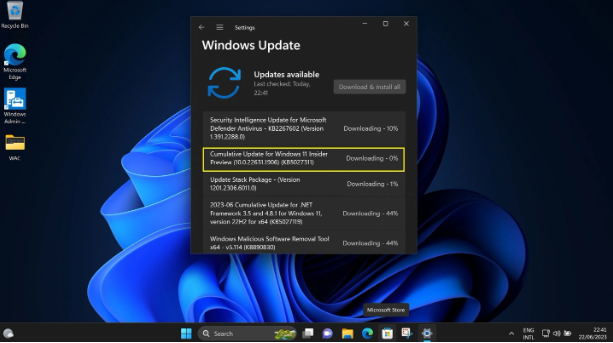 微软发布适用于Windows 11的Beta更新,引入新功能