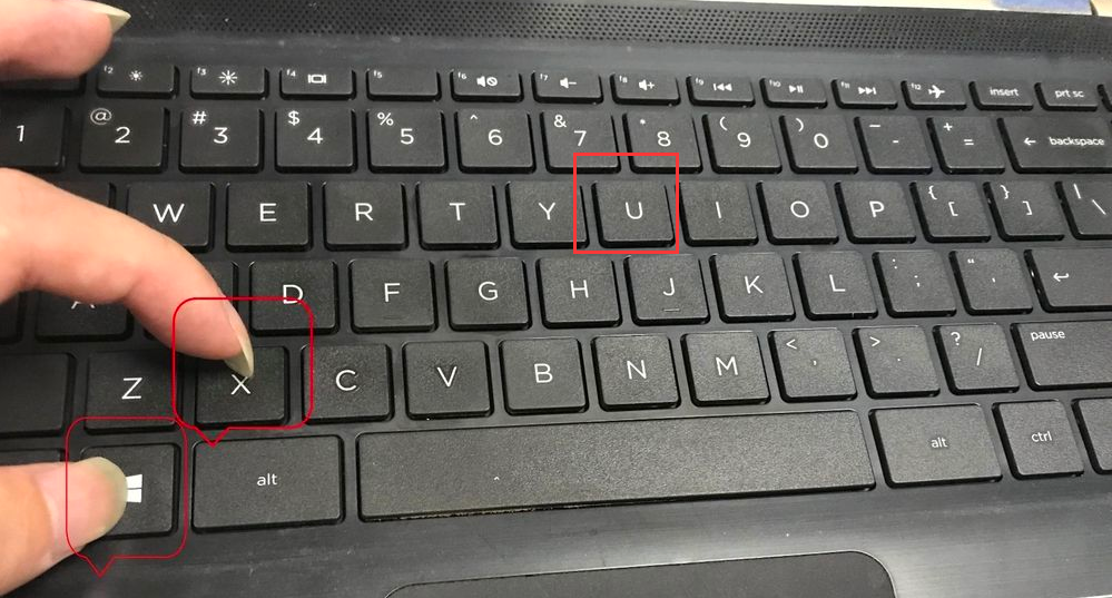 win10关机快捷键键盘的方法