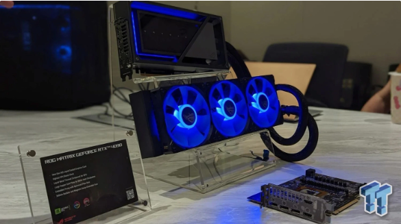 华硕亮相Computex 2023大展,发布ROG Matrix GeForce RTX 4090水冷显卡