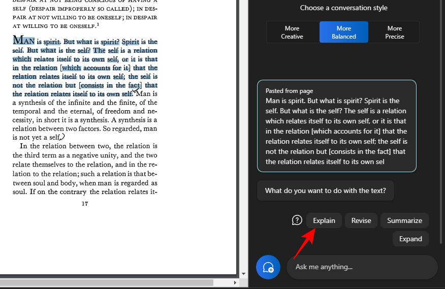 如何使用 Windows Copilot 与剪贴板一起展开、解释、总结或修改复制的文本
