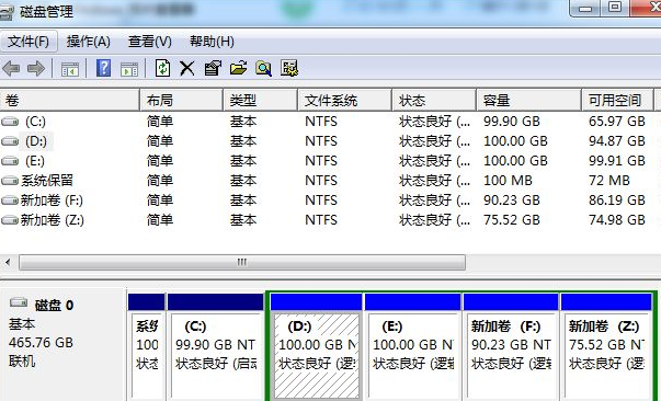 适合新手小白win7磁盘空间调整方法分享