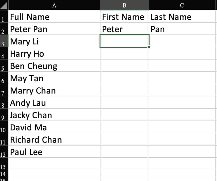 Excel 教程:掌握 Ctrl+E 功能自动填充数据