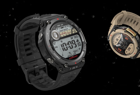 Amazfit T-Rex 2固件更新:新增冲浪、风筝冲浪等户外运动功能