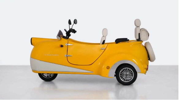 Lampago e-trike:一款时尚的欧洲电动三轮车在市场上亮相