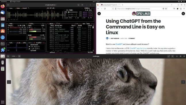 Ubuntu 23.10发布：全新Tiling Assistant扩展带来桌面四等分窗口视图！