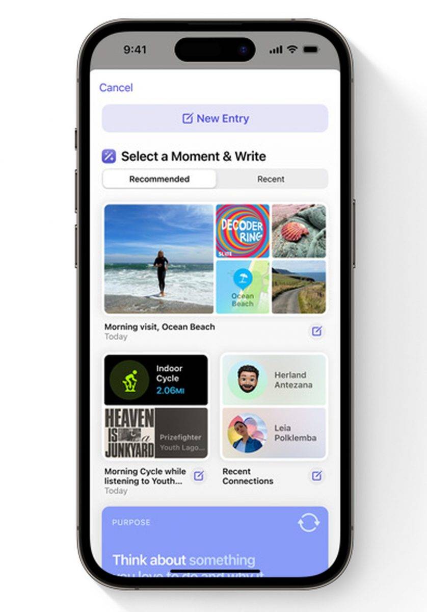 iOS 17:新的Apple Journal应用程序解释,Apple Journal是什么?