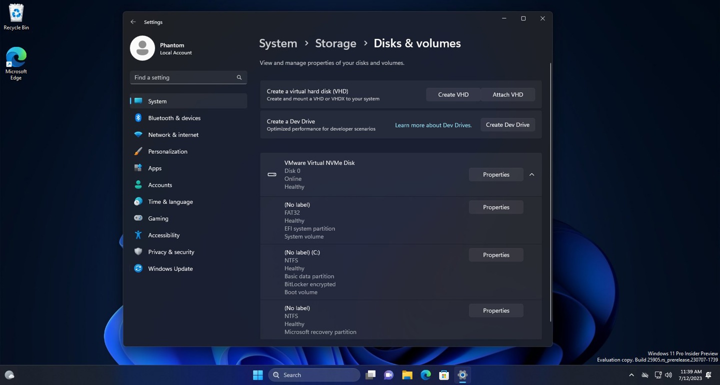 Win11 学院：在 Windows 11 25905 预览版中如何启用 Dev Drive