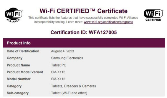 曝光三星Galaxy Tab A9:预计即将推出,取代A7 Lite的新机款