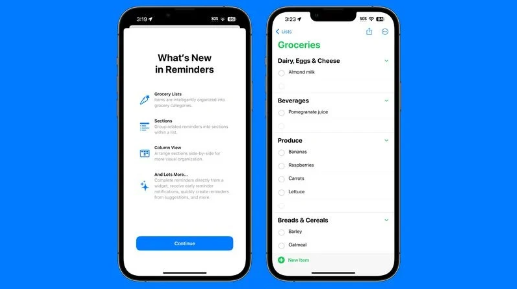 苹果发布iOS 17开发者预览版,提醒事项应用迎来改进