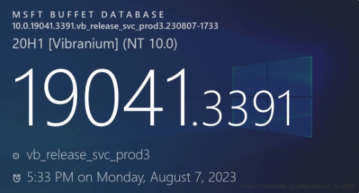 微软发布Win10 Build 19045.3391累积更新:提升定位功能和通知徽章特性