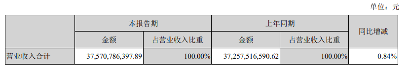 海康威视上半年业绩表现稳健,营收达到375.71亿元,同比增长0.84%,净利润达到53.38亿元