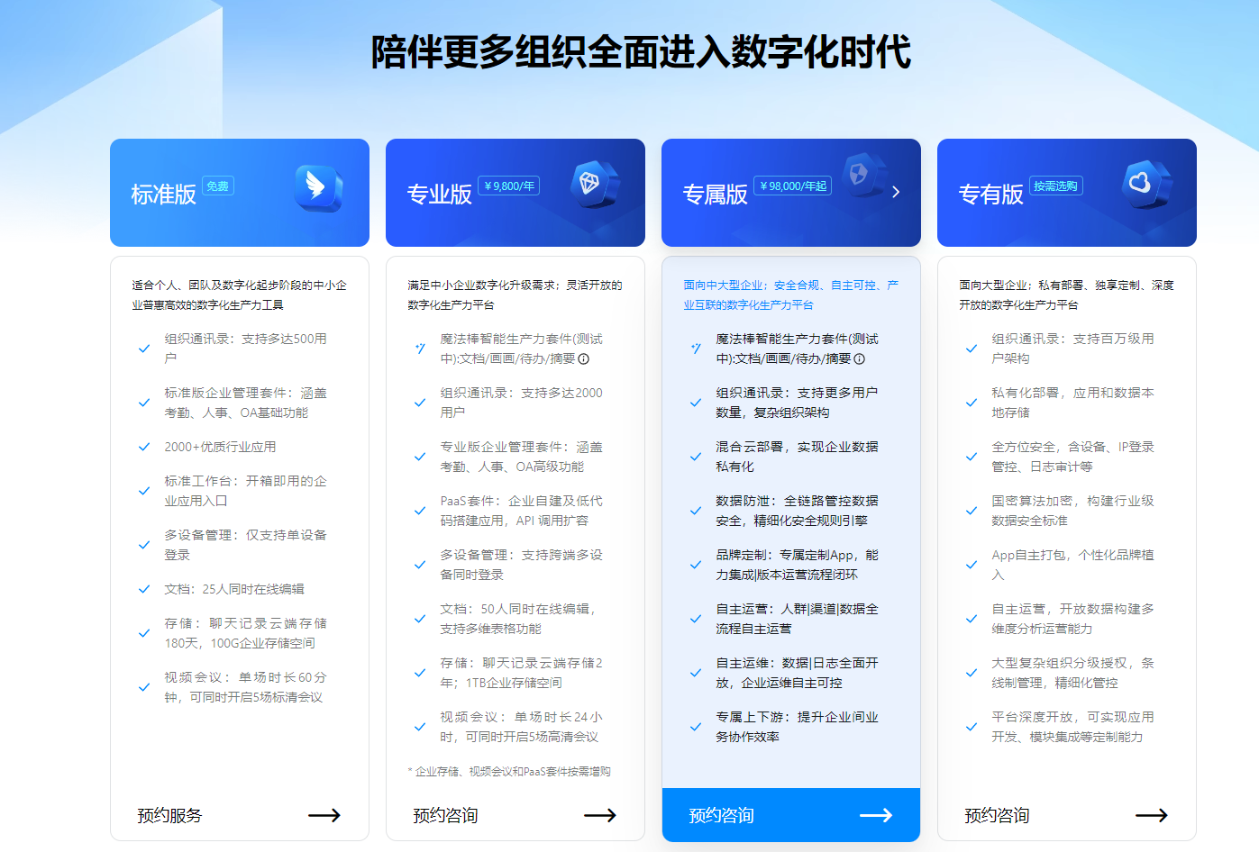 钉钉发布 AI 版本商业定价:使用大模型一次不到 5 分钱