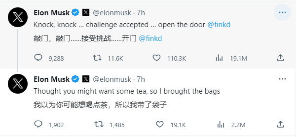 马斯克计划与扎克伯格对决,但后者未在家且不会与其对打
