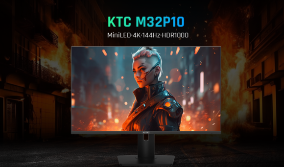 全新KTC M32P10S显示器:令人惊叹的4K画质与超强亮度,全面升级亮相