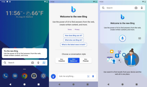 与必应轻松互动的最新测试版：Microsoft Launcher