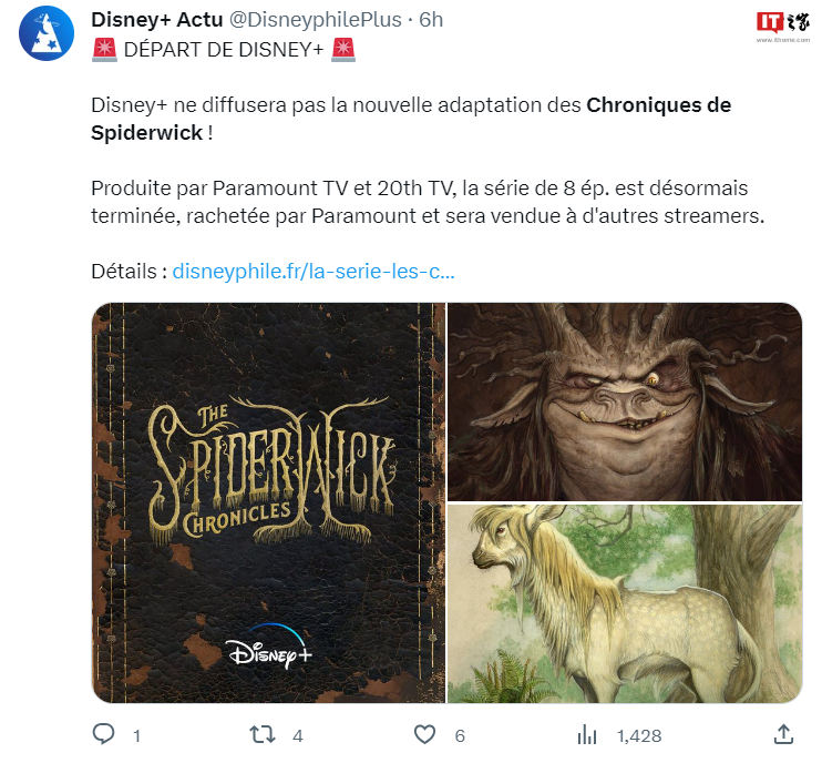 出于降低成本,重启版《奇幻精灵事件簿》剧集将不在 Disney+ 上线