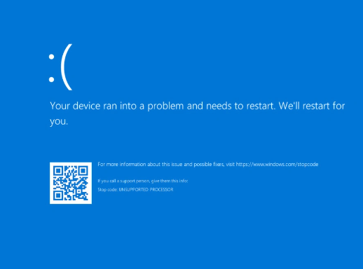 Win11用户在8月遭遇处理器兼容问题:蓝屏问题曝光