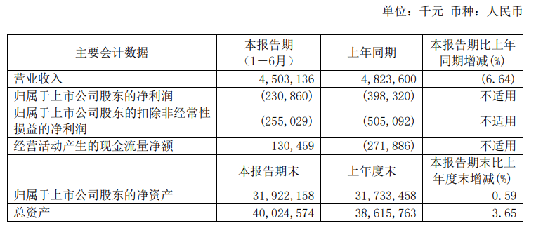 360 公司今年上半年财报公布:总营收 45.03 亿元,净利润-2.31 亿元